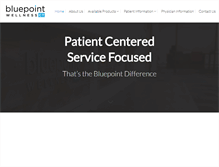 Tablet Screenshot of bluepointwellnessct.com